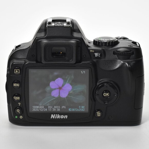 Nikon D40x DSLR Camera 10.2MP Nikon AFS 18-55mm Lens 22,619 Clicks 32GB SD Card - Picture 5 of 16